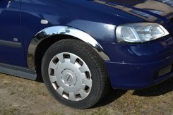 Накладки на арки (4 шт, нерж) для Opel Astra G classic 1998-2012рр.