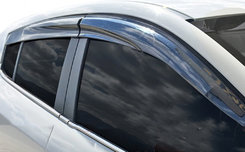 Ветровики (4 шт, Sunplex Sport) для Opel Astra H 2004-2013 гг.