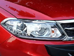 Накладки на фари Libao (2 шт, пласт) для Chery Tiggo V 2014↗︎ мм.