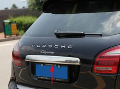 Накладка над номером Libao (нерж) для Porsche Cayenne 2010-2017 рр.