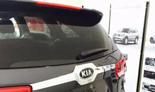 Накладка над номером Libao V1 (нерж) для Kia Sorento UM 2015-2020 рр.