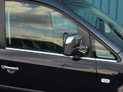 Хром накладки окантовка вікон (передні+задні) Carmos для VW Caddy 2004-