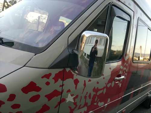 Хром накладки на дзеркала Carmos для Mercedes Sprinter 1995-2006