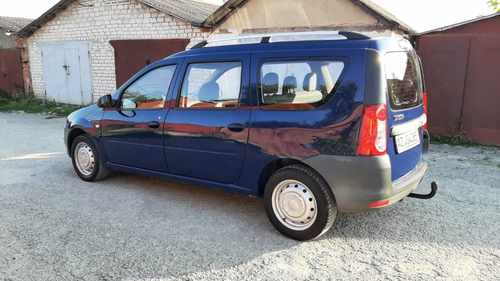 Рейлінги Хром Пластикові ніжки для Dacia Logan MCV 2004-2014 рр.