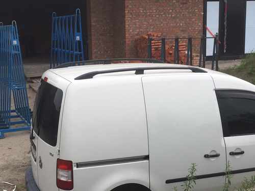 Рейлінги Чорні Стандартна, Пластикові ніжки для Volkswagen Caddy 2004-2010 рр.