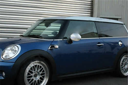 Накладки на дзеркала (2 шт, нерж.) для COOPER, CLUBMAN, COUNTRYMAN
