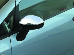Хром накладки на дзеркала для Renault Logan, Duster, Sandero пласт Carmos (Туреччина)