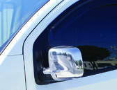 Хром накладки на дзеркала Omsa (нерж) для Fiat Fiorino/Qubo 2008+ 