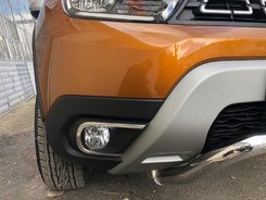Хром накладки на протитуманні фари, 2шт. для Renault Duster 2018+ Omsa Line (Туреччина)