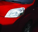 Хром накладки для Fiat Fiorino 2008+ накладки на фари нерж Carmos (Туреччина)