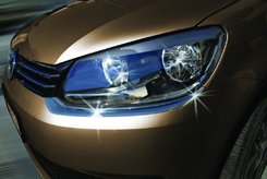 Хром накладки на передні ліхтарі (нерж) 2 шт. Omsa Line для VW Caddy 2011+
