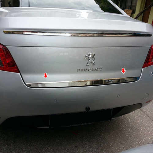 Кромка багажника (нерж) для Peugeot 508 2010-2018 рр.