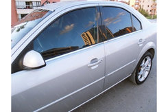 Хром нижні молдинги стекол (нерж.) для Ford Mondeo 2001-2008