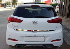 Кромка багажника 2014-2018 (нерж.) для Hyundai I-20 2014-2020 рр.