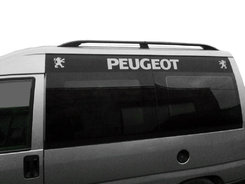 Рейлінги, чорний колір Довга база, Пластикові ніжки для Fiat Scudo 1996-2007 років.
