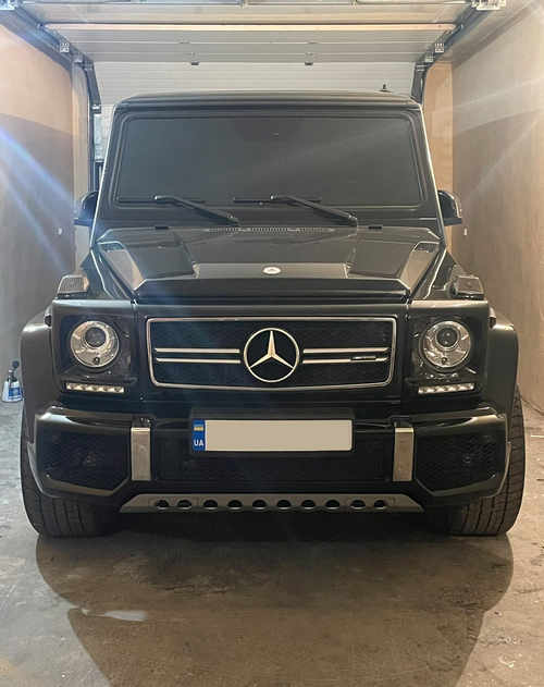 Захист переднього бампера для Mercedes G сlass W463 1990-2018рр.