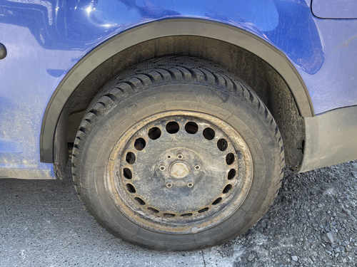 Накладки на арки (1 здвижна дверка ) для VW Caddy 2004-2010 коротка база