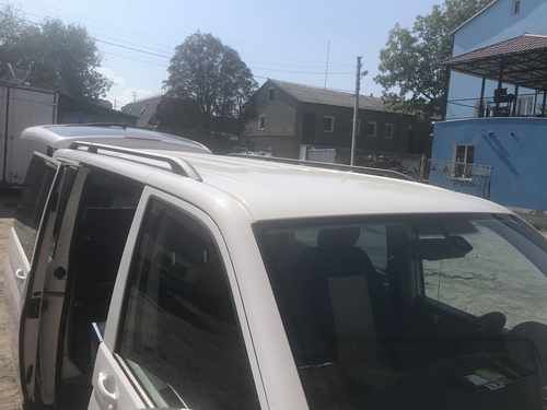 Рейлінги Чорні Довга база, Пластикові ніжки для Volkswagen T6 2015↗, 2019↗ мм.