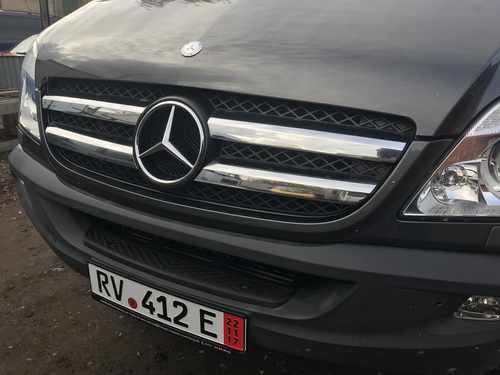 Хром накладки на передню решітку Carmos для Mercedes Sprinter 2006-2013