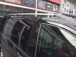 Рейлінги Хром ELITE (пласт. ніжка) Довга база (ExtraLong) для Mercedes Viano 2004-2015 рр.