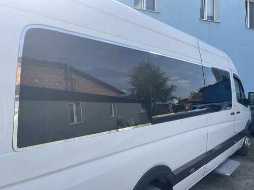Повна окантовка вікон (нерж.) Omsa для Sprinter 2007-/VW Crafter 2006-