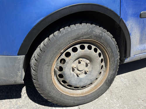 Накладки на арки (1 здвижна дверка ) для VW Caddy 2004-2010 коротка база