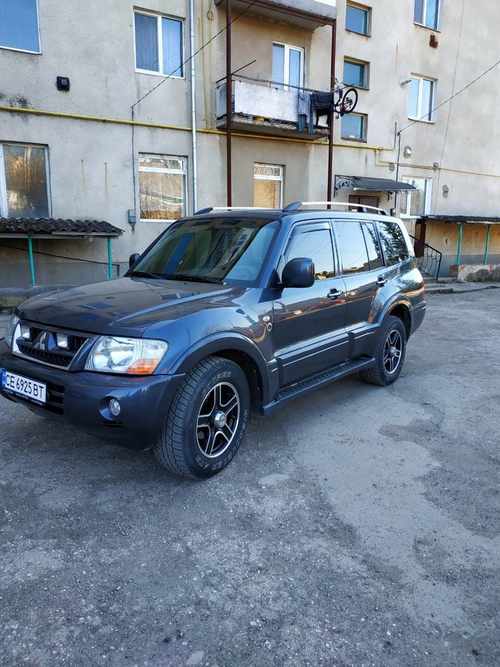 Рейлінги Хром турецький дизайн (2 шт) для Mitsubishi Pajero Wagon III