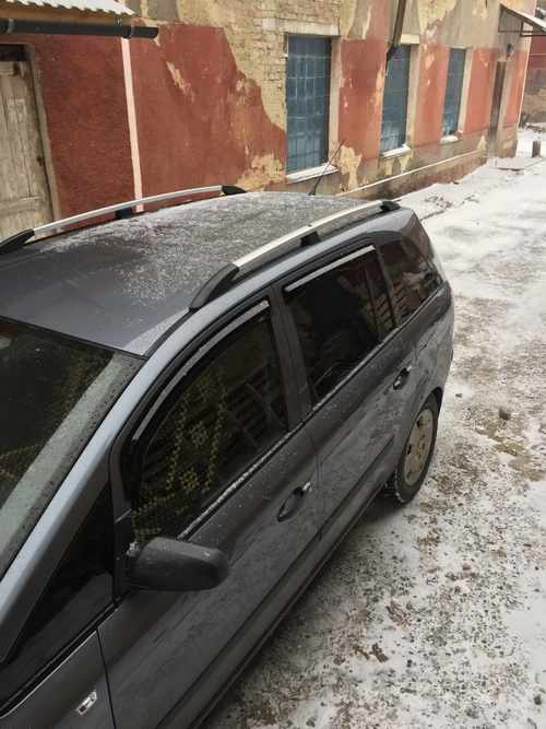 Рейлінги алюмінієві (Caravan, хром) для Opel Zafira B 2006-2011 рр.