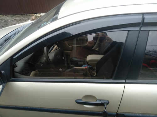 Вітровики (4 шт., Sunplex Sport) для Hyundai Accent 2006-2010рр.