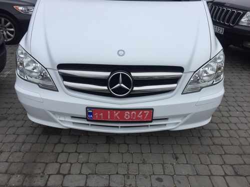 Хром накладки на передню решітку Carmos для Mercedes Vito 639 (2010-2014)