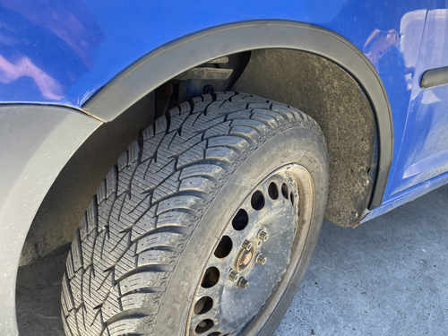 Накладки на арки (1 здвижна дверка ) для VW Caddy 2004-2010 коротка база