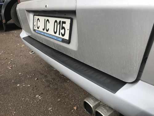 Накладка на задний бампер (ABS пластик) для Mercedes Vito 1999-2004 матова