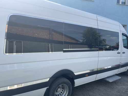 Повна окантовка вікон (нерж.) Omsa для Sprinter 2007-/VW Crafter 2006-