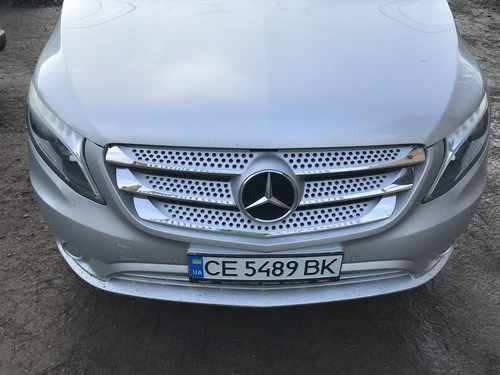 Хром накладки на решітку нерж для Mercedes Vito 447 2015+