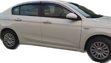 Вітровики з хромом (4 шт., Sunplex Chrome) для Fiat Tipo 2016↗ мм. седан