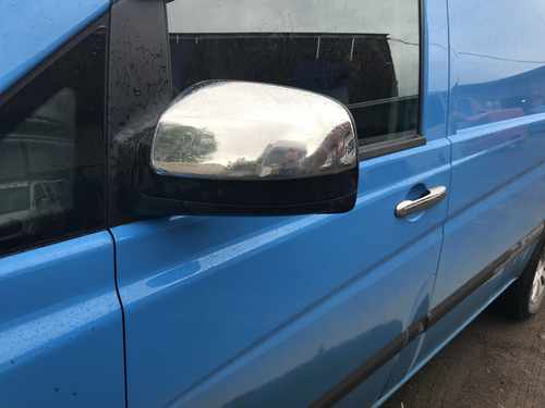 Хром накладки на дзеркала (нерж) OmsaLine для Mercedes Vito 639 2010-2015