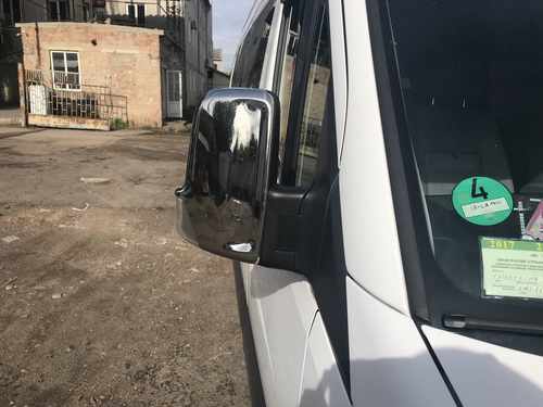 Хром накладки на дзеркала Carmos для Mercedes Sprinter 906, VW Crafter 2006-2017
