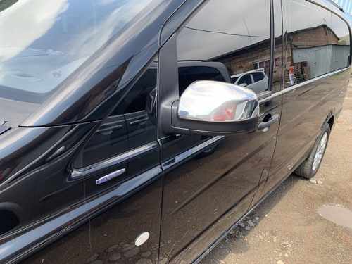Хром накладки на дзеркала (нерж) OmsaLine для Mercedes Vito 639 2010-2015