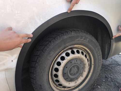 Накладки на арки для Volkswagen T5 Transporter 2003-2015 (6 шт, ABS)