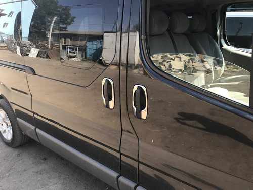 Обведення ручок (4 шт, нерж) для Renault Trafic 2001-2015 рр.