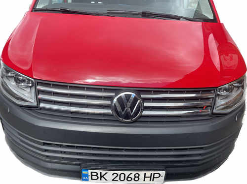 Хром накладка на решітку 4шт. (нерж.) для VW T6 2015+ Carmos (Туреччина)