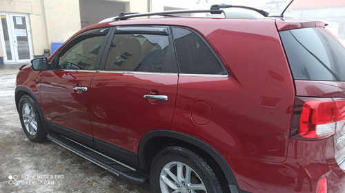 Хром накладки для Kia Sorento 2010-2015 окантовка вікон нерж Carmos (Туреччина)