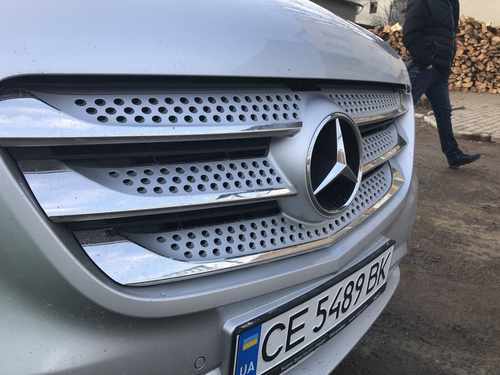 Хром накладки на решітку нерж для Mercedes Vito 447 2015+