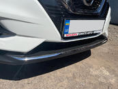 Накладка на передній бампер (2017↗︎, нерж) OmsaLine - Італійська нержавійка для Nissan Qashqai 2014-2021рр.