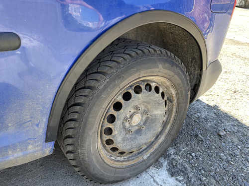 Накладки на арки (1 здвижна дверка ) для VW Caddy 2004-2010 коротка база