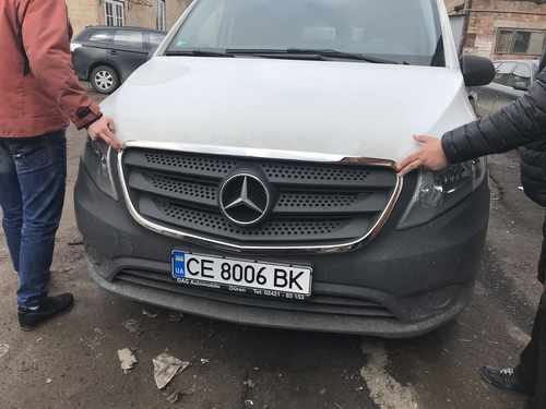 Обведення решітки нерж для Mercedes Vito 447 2015+ Omsa Line