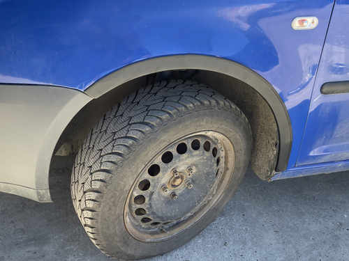 Накладки на арки (1 здвижна дверка ) для VW Caddy 2004-2010 коротка база
