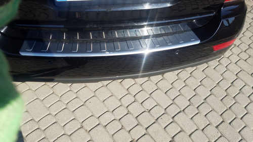 Накладки на задній бампер OmsaLine (нерж) Глянцева для Mercedes ML W164