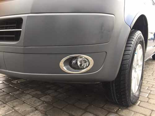 Хром накладки на противотуманки нерж. для VW T5 2010-2015 Omsa Line (Туреччина)