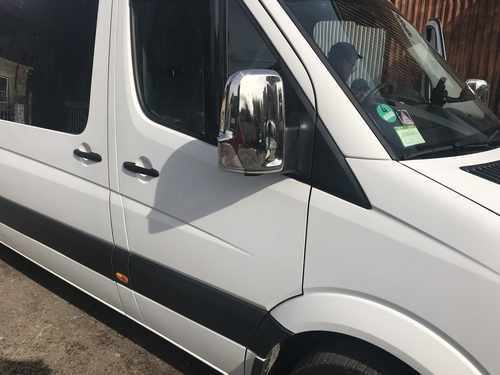 Хром накладки на дзеркала Carmos для Mercedes Sprinter 906, VW Crafter 2006-2017